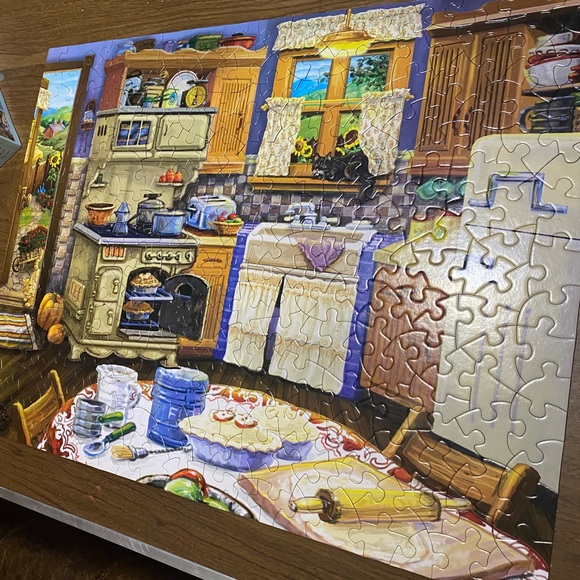 🧩300 piece puzzle lot🧩missing no pieces🧩antique kitchen scenes.🧩 - Picture 3 of 7